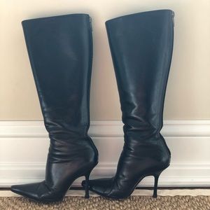 Jimmy Choo Leather Knee High Boots Size 7